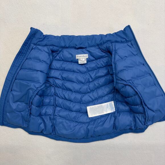 Polo Ralph Lauren‎ Infant Size 6M Puffer Jacket Fall Winter Coat Blue - Picture 4 of 6